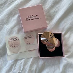 Agent provocateur rose gold metal pasties